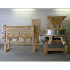Grūdų malūnas su miltų sijotuvu Waldner GMSM 100 (100-140 kg/h) Grūdų malūnas su miltų sijotuvu Waldner GMSM 100 (100-140 kg/h)